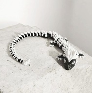 Smok Kryształowy Crystal Dragon Ruchomy Przegubowy Druk 3D 35cm Multivers3D