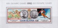 Wyspy Cooka 1991 ** cena 11,50 zł kat.15€ - sport