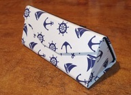 Etui na okulary skłądane marynistyka +GRATIS