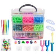 Gumki Do Robienia Bransoletek W Kuferku Duży Zestaw 15000 Gumek Kuferek XXL