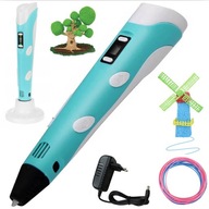 Długopis Pisak DLA DZIECI 3D 110 m wkładów 22 filamentów PREZENT