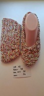 12 Kapcie balerinki handmade roz.38 NOWE ręcznie robione