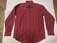 KOSZULA MĘSKA BORDOWA CLASSIC TIGE 41/42 nr 665B