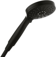 SŁUCHAWKA PRYSZNICOWA CZARNY MAT 3 FUNKCYJE HAGSER