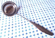 Posrebrzana chochla do zupy łyżka wazowa pr.90 GOWE Gottlieb Wellner