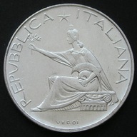 Włochy 500 lirów 1961 - Zjednoczenie Włoch - srebro