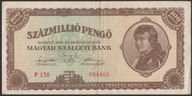 Węgry 100000000 pengo 1946 - P 138