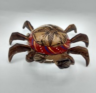 KRAB ciekawy egzotyczna figurka JOJO z kokosa