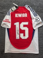 Koszulka Arsenal 24/25 JAKUB KIWIOR z autografem