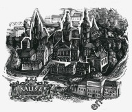 GRAFIKA DRZEWORYT KALISZ 1949 - A. Młodzianowski