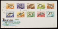 TOKELAU 1984 RYBY FDC