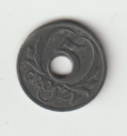 Generalna Gubernia 5 groszy 1939 cynk stan 1