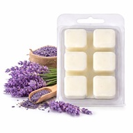 NATURALNY WOSK SOJOWY ZAPACHOWY DO KOMINKA komplet 6 sztuk ZAPACH LAWENDY