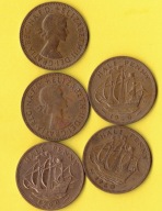 Wielka Brytania Half Penny 1960 r.
