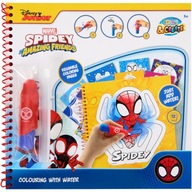 SPIDEY SPIDERMAN Duża Kolorowanka Wodna z Magicznym Flamastrem