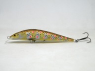 Wobler Standard 9 cm Classic Trout - Yellow hand made, rękodzieło