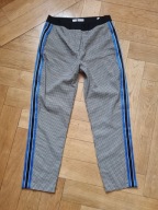 spodnie w pepitke z lampasem * RESERVED