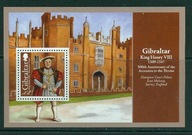 GIBRALTAR** Henryk VIII i jego żony, portrety Mi BL 87
