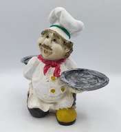 Włoski KUCHARZ tańczy i podaje pizze ;) świetna figurka 15 cm