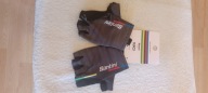 Letnie rekawiczki Santini kolekcja Rainbow UCI r.L