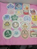 podkładki papierowe pod piwo 20szt MONCHNER GUINNESS WERNER BERG HOFBRAU 4.