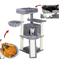 DRAPAK DLA KOTA LEGOWISKO DOMEK Z HAMAKIEM BUDKA DRZEWO SŁUPKI |106CM