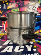 Dwa garnki na każdy rodzaj kuchenki, także indukcyjnej