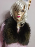 kołnierz obszycie kaptura FUTRO z LISA jenota