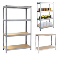 REGAŁ METALOWY MAGAZYNOWY PLONOS 180 X 90 X 40 CM MAX 150 KG NA PÓŁKĘ