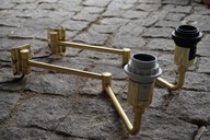 LIGHT STUDIO HORN MID CENTURY LAMPY KOMPLET DANIA 60's VINTAGE UNIKAT ANTYK