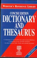 DICTIONARY AND THESAURUS. WEBSTER’S REFERENCE LIBRARY Praca zbiorowa