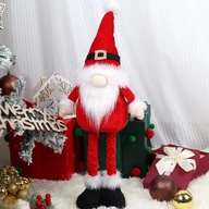 MIKOŁAJ SKRZAT KRASNAL GNOM ŚWIĄTECZNY DUŻY STOJĄCY 56 CM