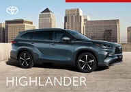 Toyota Highlander prospekt model 2022 Węgry