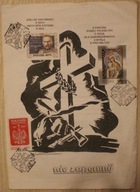 nie zapomnij - 3 PIECZĄTKI - 77 WOŁYŃSKA DYWIZJA PIECZOTY + 3 ZNACZKI