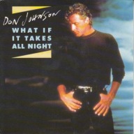 Don Johnson – What If It Takes All Night - 7" EX
