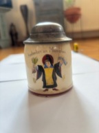 stary kufel koniec XIX wieku pamiątka z Monachium oderwany dekielek cynowy