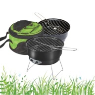 GRILL WĘGLOWY OGRODOWY MAŁY TURYSTYCZY PRZENOŚNY STALOWY