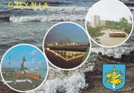 GDYNIA - PORT - BŁYSKAWICA - PLAC KASZUBSKI - HERB