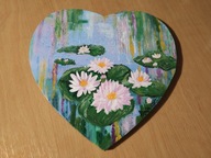 Obraz ręcznie malowany - Lilie wodne