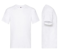 2x T-shirt męski okrągły dekolt Fruit of the Loom koszulka rozmiar XL biały