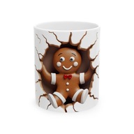 KUBEK ŚWIĄTECZNY PIERNIKOWY LUDZIK 3D BOŻE NARODZENIE