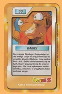 KARTA DRAGON BALL Z - CHIO - BABIDI 33