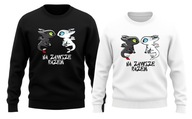 4XL BLUZY DLA PAR na Walentynki NA ZAWSZE RAZEM Jak wytresować Smoka