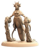 Exalted Realm Pathfinder of the Veil Czarownica A Pinup RPG Druk 3D