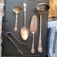 Duża stara zastawa - plater