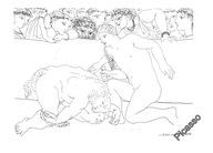 PABLO PICASSO - VOLLARD SUITE #197 - 1956 r.!