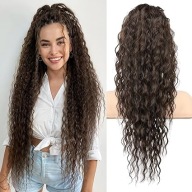 Doczepiany Kucyk Włosy Syntetyczne Długi Gęsty Drawstring Kitka