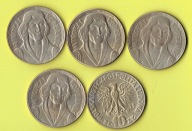 POLSKA Zestaw 10 zł Kopernik 1959 r. - 5 szt.