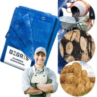 PLANDEKA OKRYCIE GRUBA PŁACHTA MROZOODPORNA WODOODPORNA WZMACNIANA FOLIA