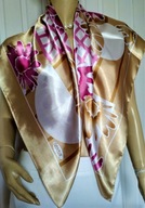 Oznur chustka vintage piękne wzory 93x91